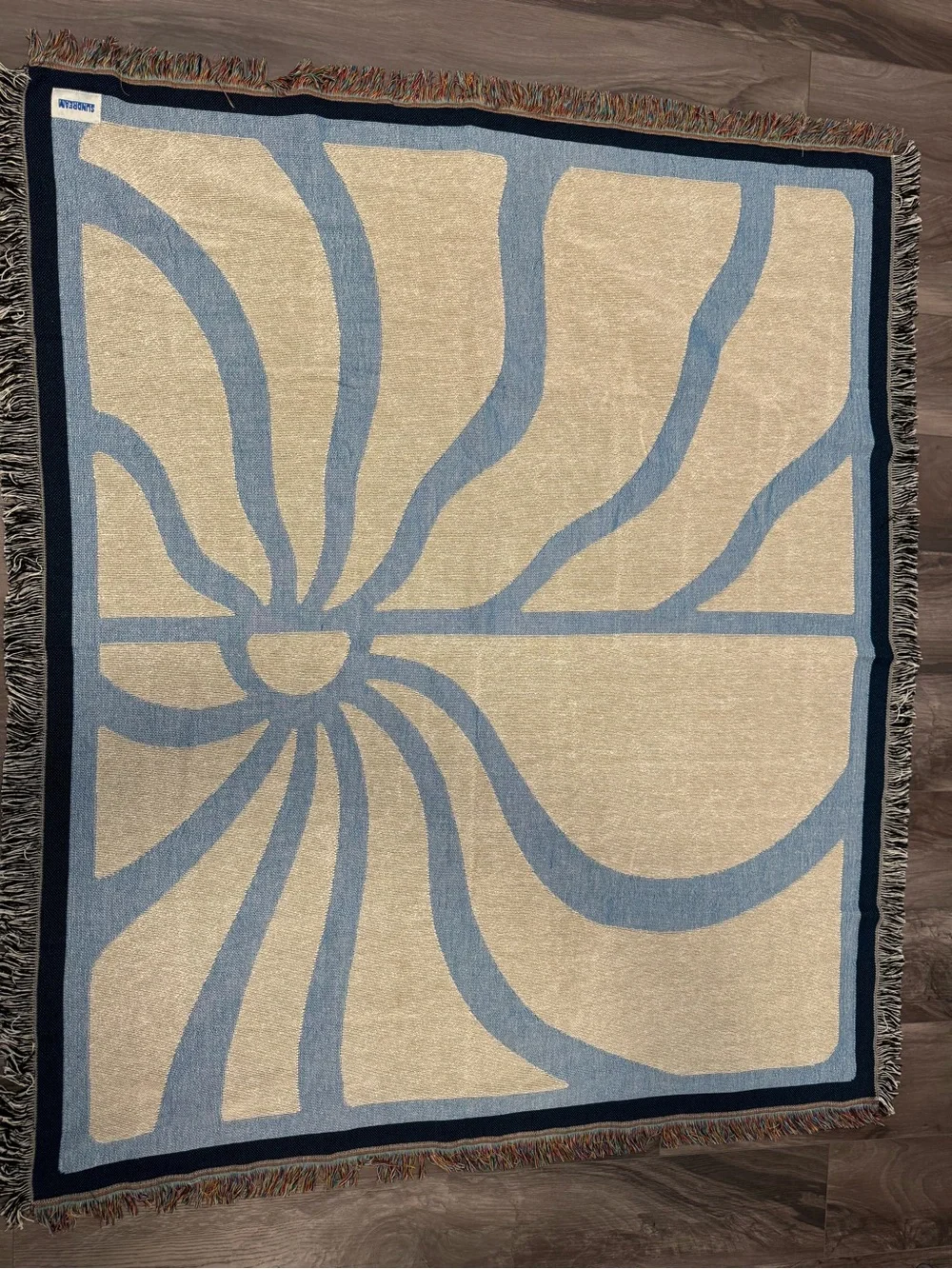 SunDream HORIZON HERITAGE WOVEN THROW - OCEAN